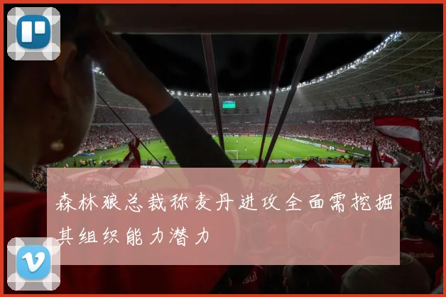 森林狼总裁称麦丹进攻全面需挖掘其组织能力潜力